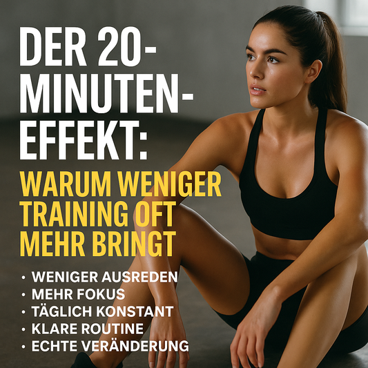 Der 20-Minuten-Effekt: Warum weniger Training oft mehr bringt