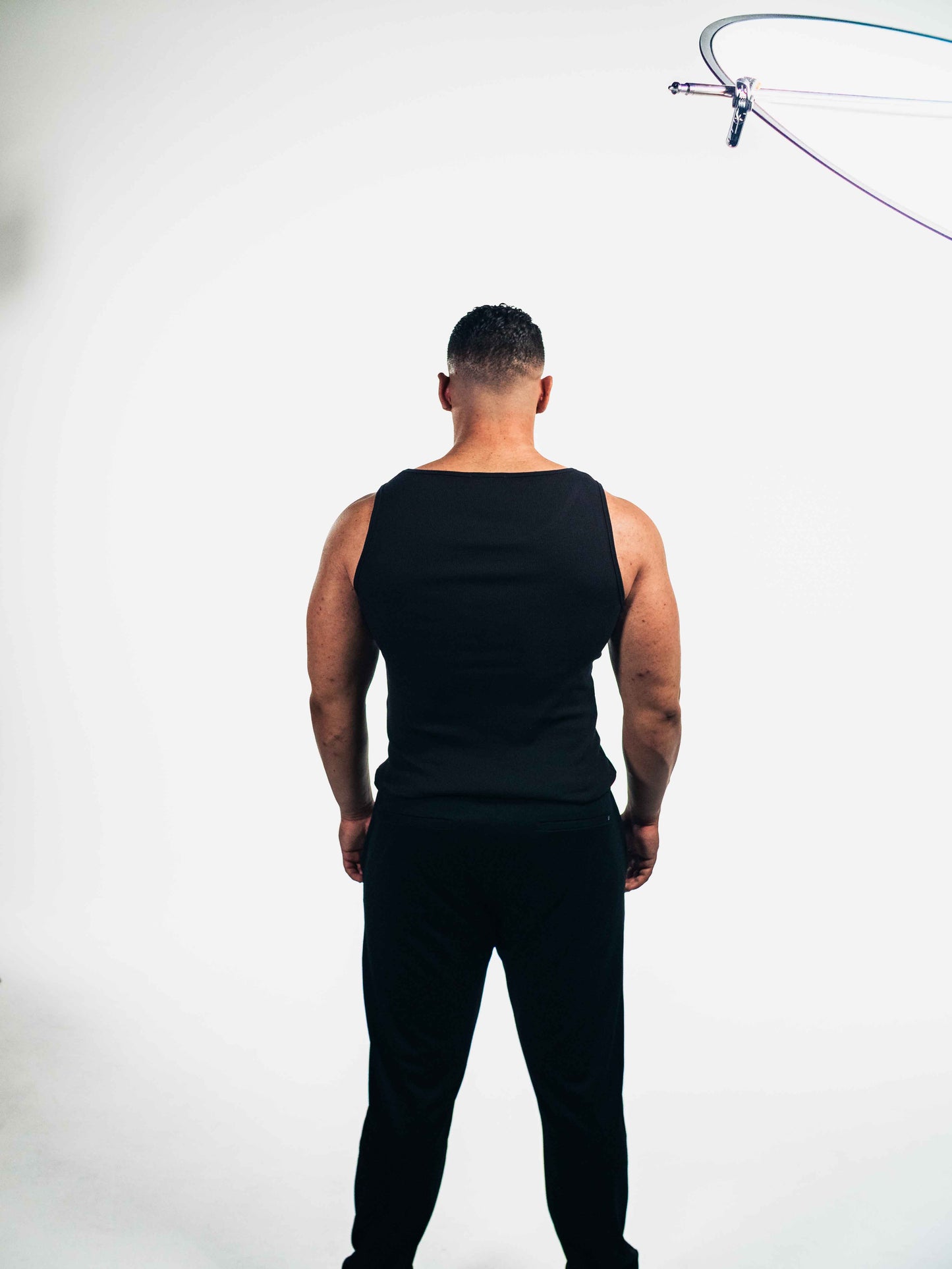 The Vision Core Fit Tanktop – Schwarz | Hochwertiger Rippstoff