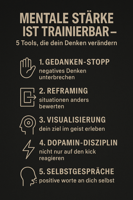 Mentale Stärke ist trainierbar – 5 Tools, die dein Denken verändern