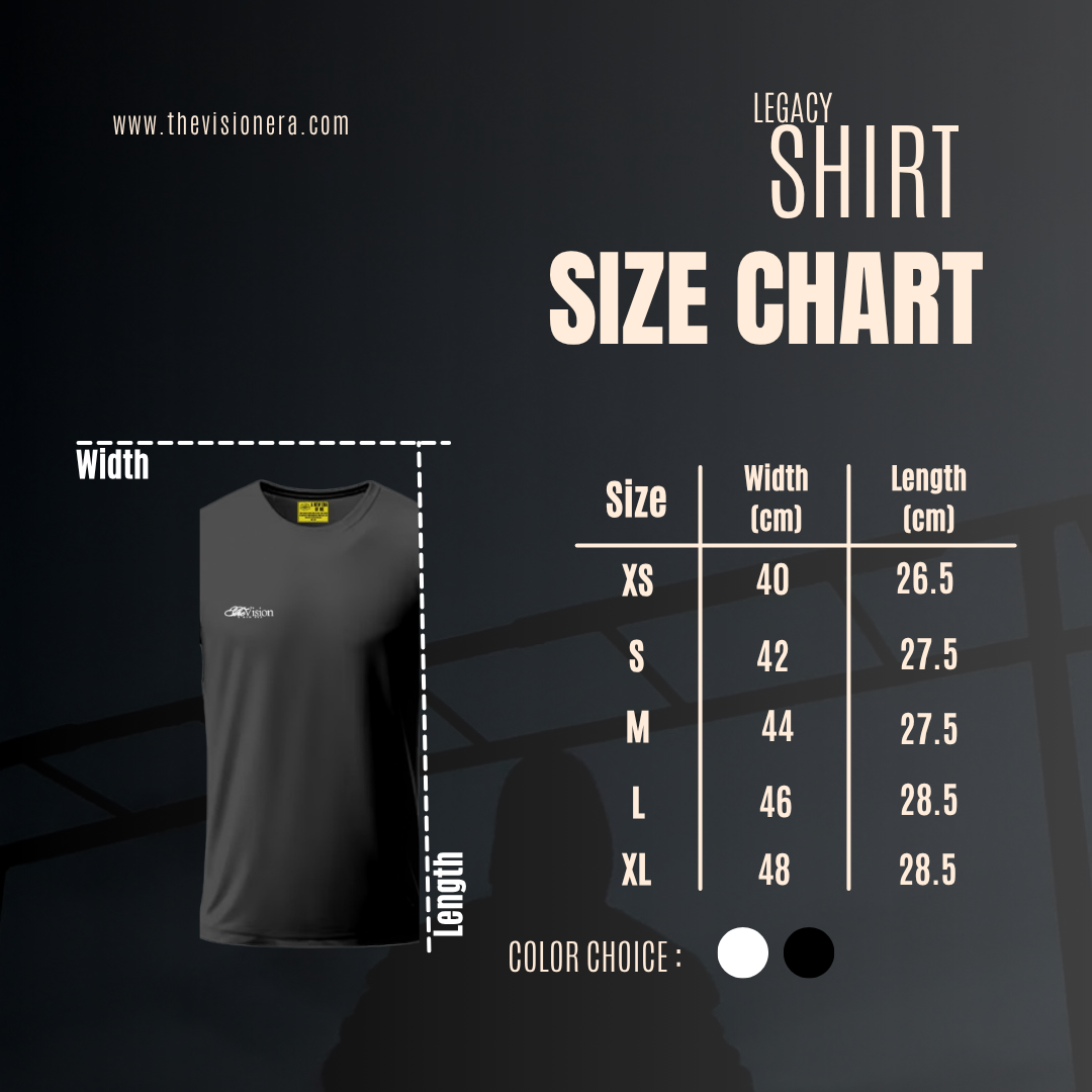 THE VISION MUSCLE FIT – BLACK EDITION