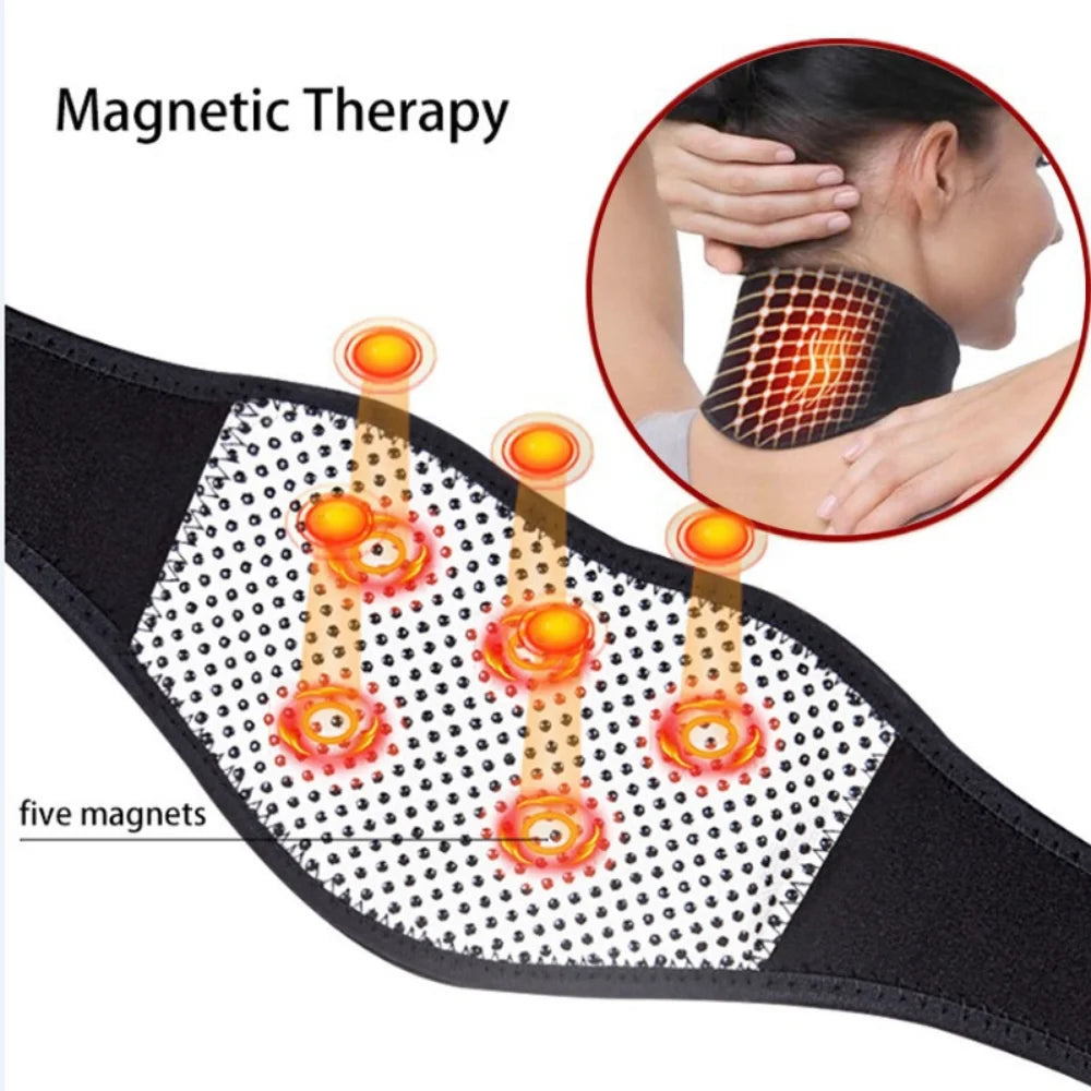 Selbstheizendes Nackenband für Erwachsene – Magnetische Nacken­therapie & Support